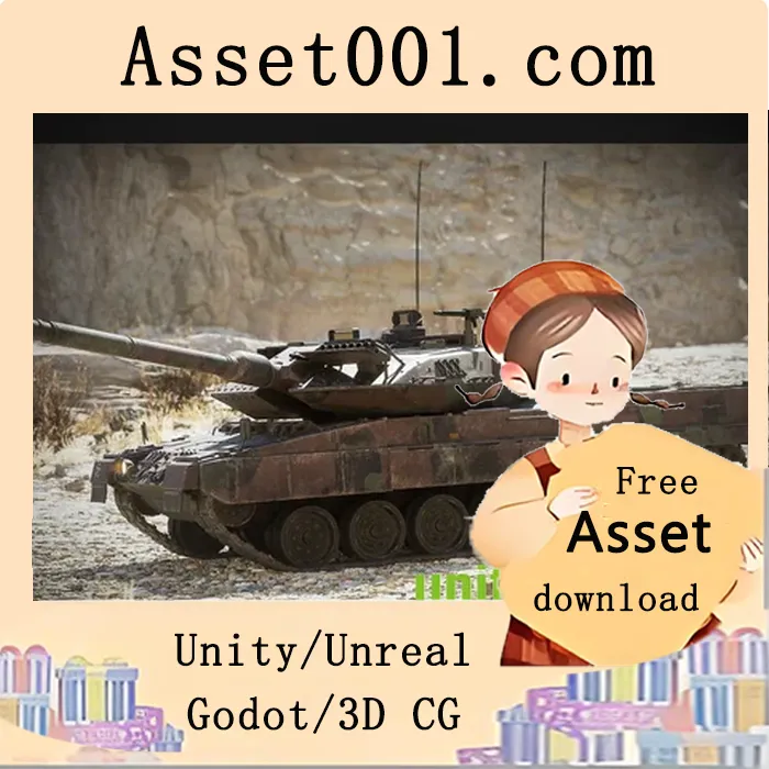 深入体验震撼的Leopard 2A7主战坦克蓝图（含声音与粒子效果）|Leopard 2A7 - Advanced Tank Blueprint v4.25+