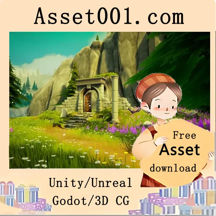 Unreal引擎中基于Substance Designer的可重复纹理植被环境构建实践|Dreamscape Nature Mountain Environment 4.26+