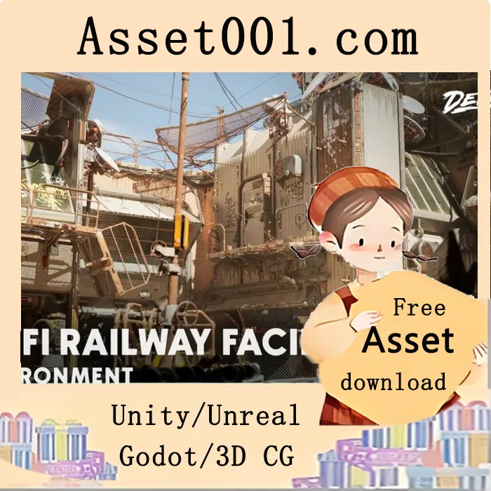 基于Nanite与Lumen技术的科幻铁路终端设施高画质项目构建|Scifi Railroad Terminal Facility (Nanite) v5.0+