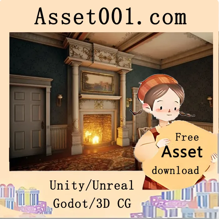 隆重推出维多利亚风格宴会厅室内环境包|Victorian Dining Room