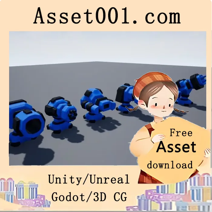 Toon Turrets：支持自定义攻击范围的塔防小游戏与六种不同射击类型的炮塔系统|Toon Turrets