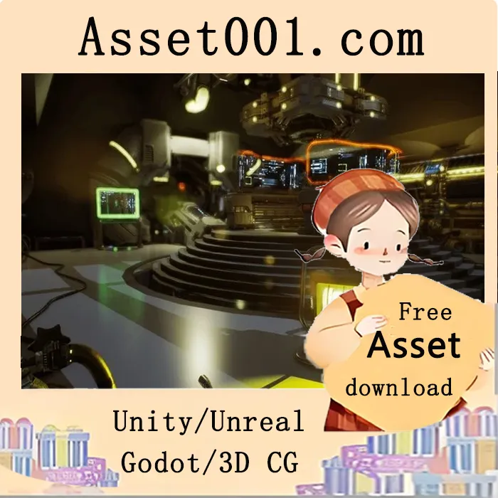 科幻风格填充包：500+ PBR资产用于科幻室内场景搭建|SciFi 'Populate' Pack