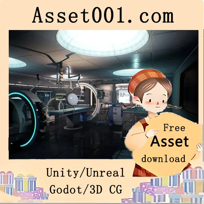 模块化科幻医院场景设定介绍|Modular Sci-Fi Hospital