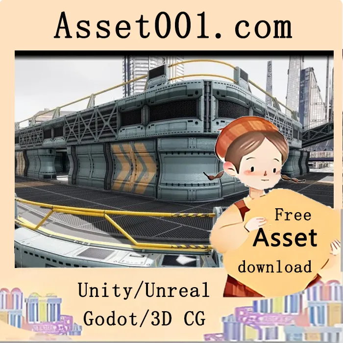 模块化构建系统：创建游戏场景基础几何体（支持光照贴图与天空盒）|Modular sci-fi environment