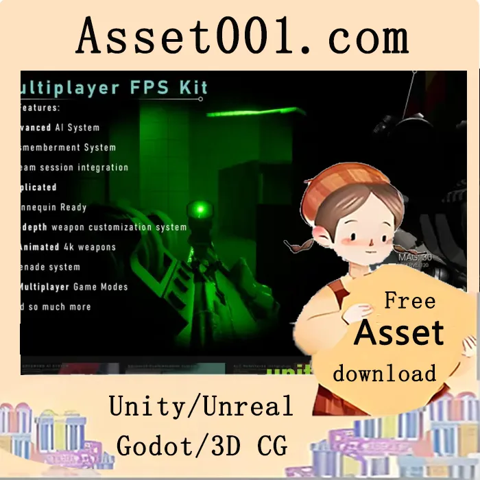 终极多人FPS开发套件：包含5种游戏模式、高精度武器动画与完整多人功能|Ultimate Multiplayer FPS Kit v5.5+