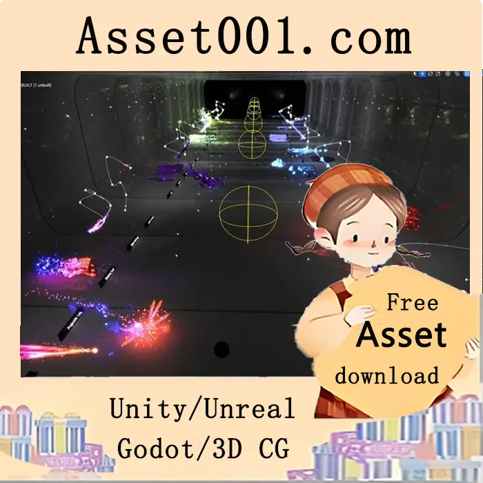 Unity Trail VFX 包：包含5种轨迹特效与8种元素轨迹|Trail VFX Pack