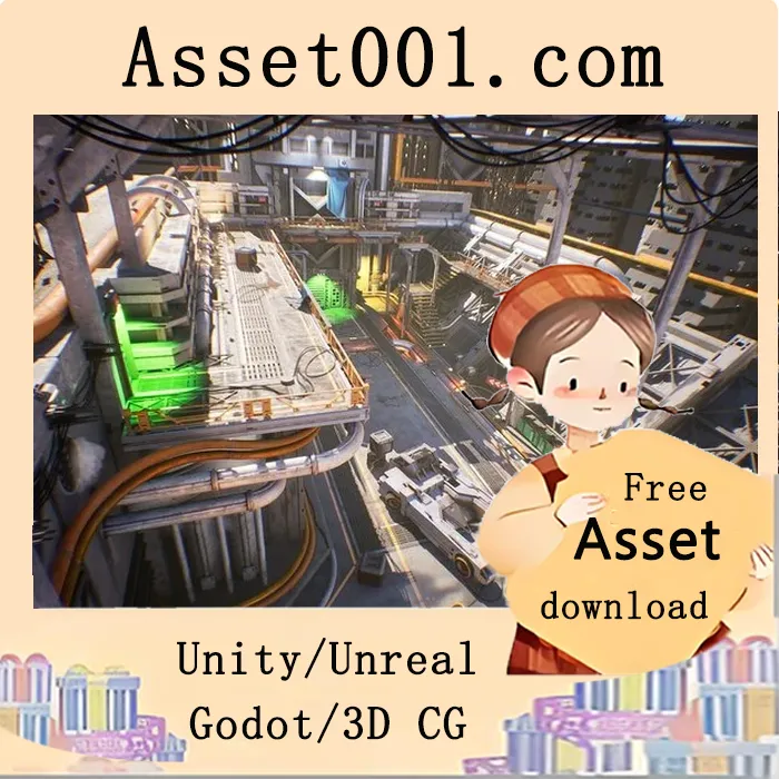 SciFi Kitbash场景构建套件v2：打造高质感赛博朋克与科幻环境|SciFi Kitbash Level Builder Vol.2