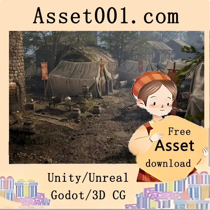 Sherwood：终极中世纪城镇与村庄构建套件，打造属于你的中世纪世界|Modular Medieval Town (Medieval Town, Medieval Village, Modular Town, Camp) 5.7