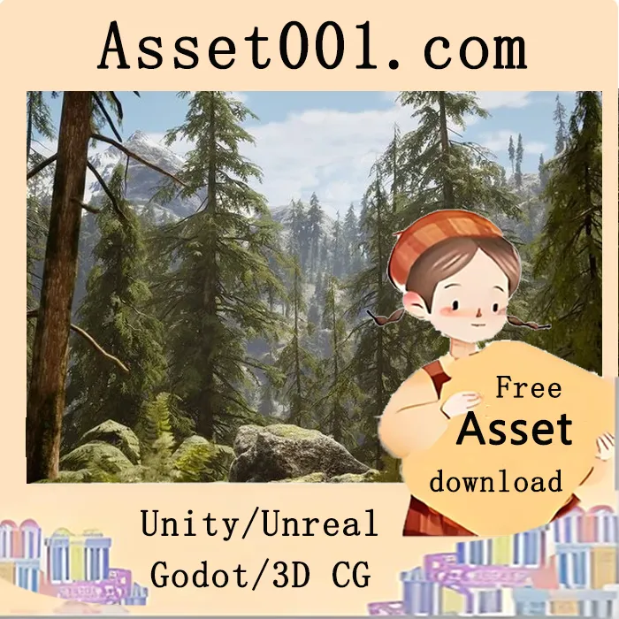 Hemlock森林环境包：包含41个独特网格，AAA级细节，游戏级优化|Hemlock Forest / Jungle