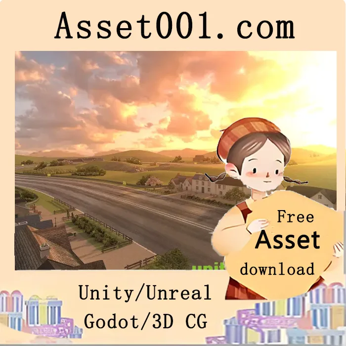 田园主题赛车赛道资源包（移动端优化，低绘制调用）|Countryside - Racing Track v1.0