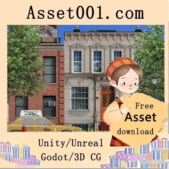 2D真实风格城市资源包：含89栋建筑、62辆车辆、70种树木及185种道具|2D Realistic City. Mega Pack v1.0