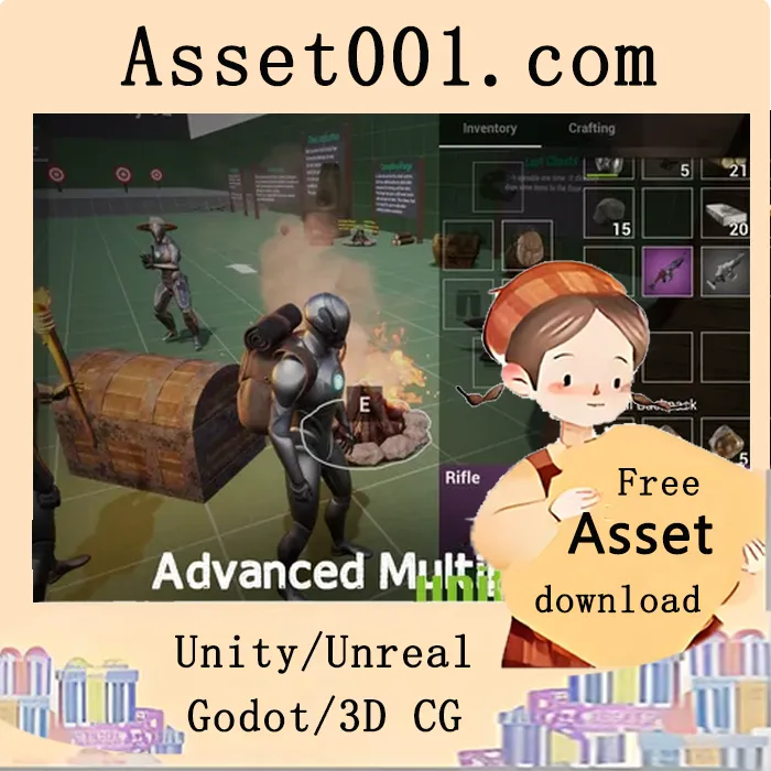 Unity多人游戏高级库存系统V2（即插即用）|Advanced Multiplayer Inventory V2 v5.1+