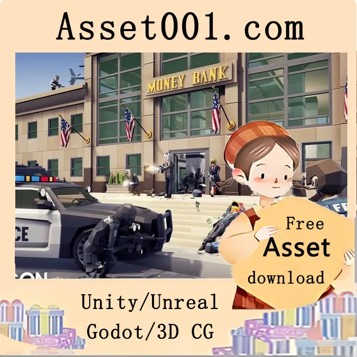 POLYGON - 他ist包：模块化银行与独特场景完整指南|POLYGON - Heist Pack