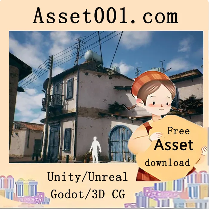 Villa Forge：基于塞浦路斯风格的模块化建筑资产包|Villa Forge (Modular House, Modular Building, Modular Villa, Coastal Town, Town) 5.7