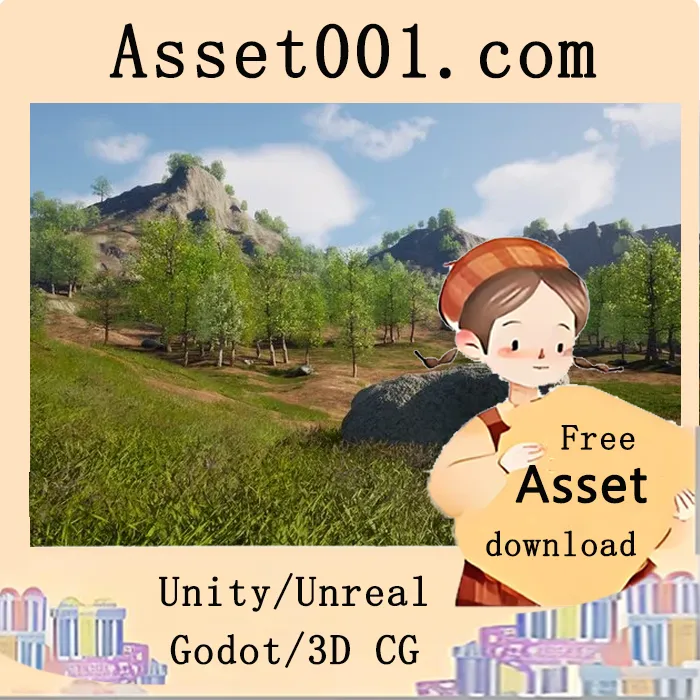 支持可交互的程序化自然生态系统的生存游戏资源包|Survival Interactable Procedural Nature Ecosystem