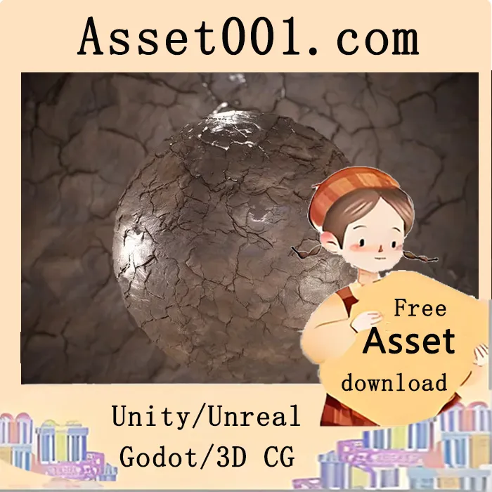 Mud材质包4：7种独特材质、4K纹理及详细参数说明|Mud Material Pack 4