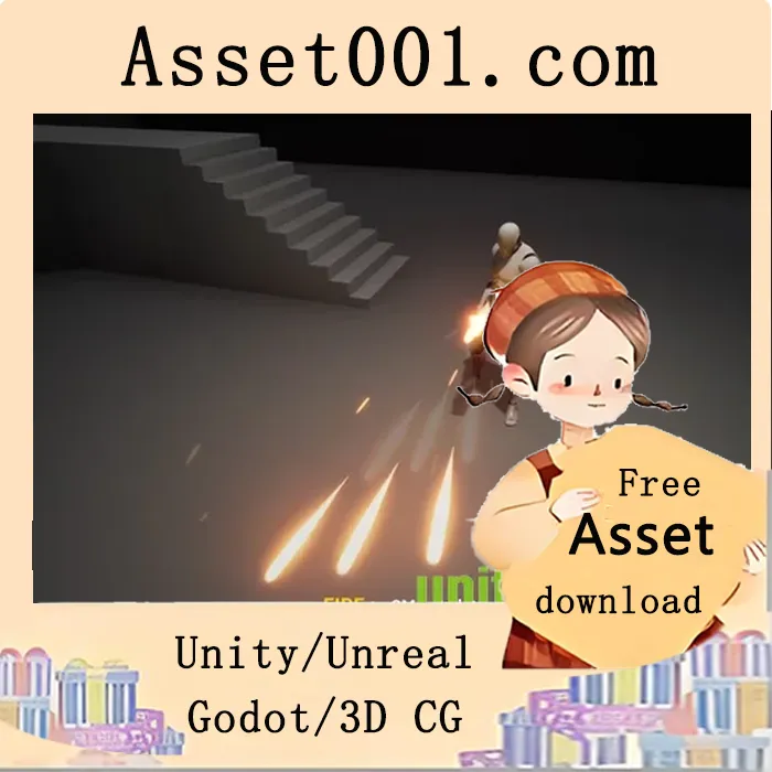 Unity武器与子弹Niagara视觉效果：支持可缩放大小、自定义颜色及附加音效|Weapon and Bullet Niagara VFX v4.26+