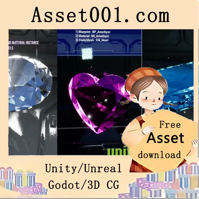 Unity宝石与珠宝Shader VFX包更新发布|Gem(Jewelry) Shader VFX v4.21+