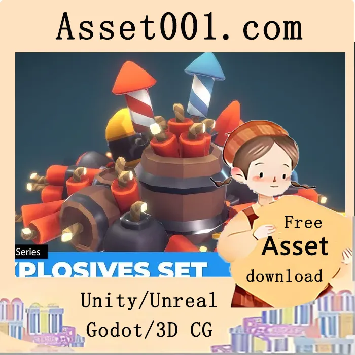 Unity资产商店推出Proto系列爆炸物套装v1.1|Explosives Set - Proto Series v1.1