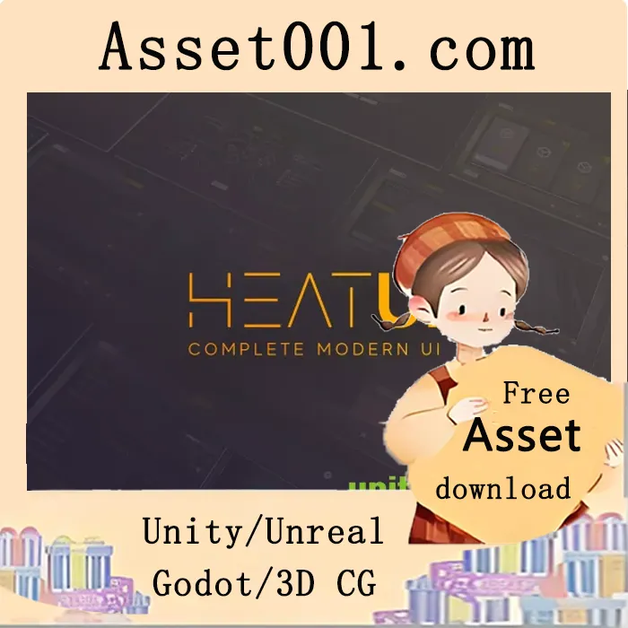 Unity Heat UI 全功能现代界面资产包|Heat - Complete Modern UI v1.1.7