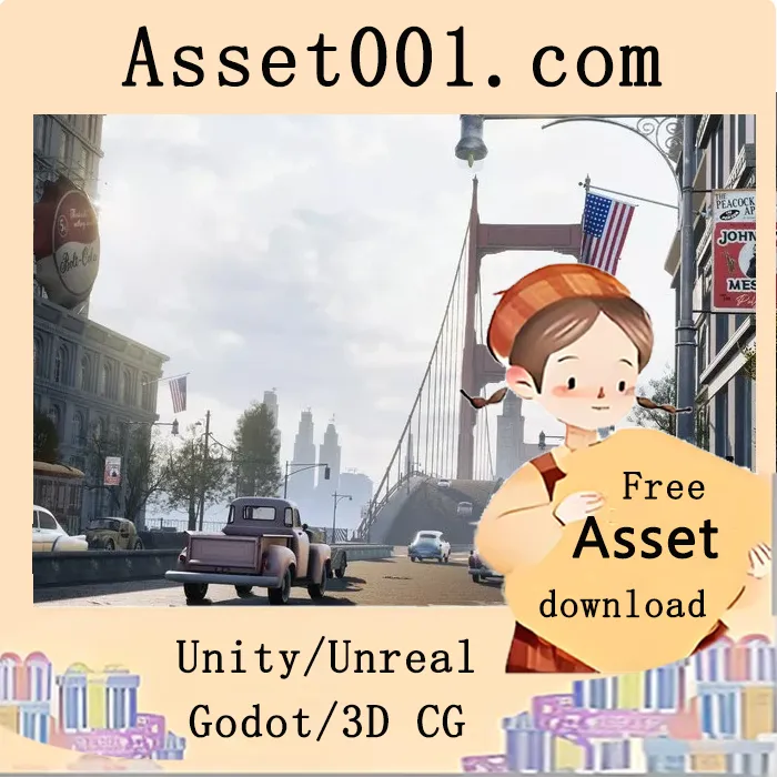 1950s NYC Environment Megapack ( Modular with Interiors and Characters) 2.2