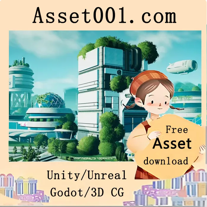 Stylized Solarpunk City v1.0