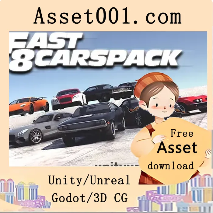 8 Fast Cars Pack v1.0.5