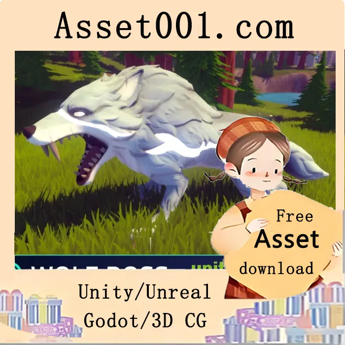 Stylized Wolf Boss - RPG Forest Animal v1.0