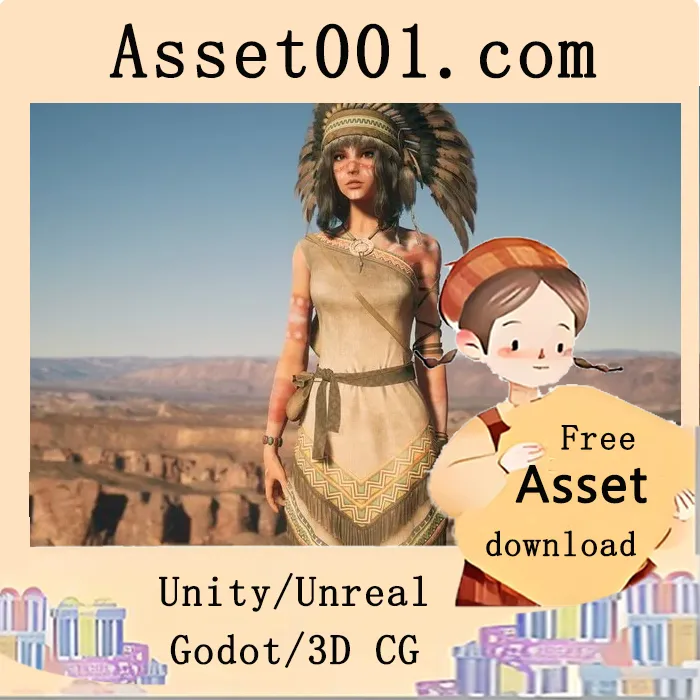 基于Epic Skel骨骼的可动角色模型详解：含布料物理与表情融合|Venona