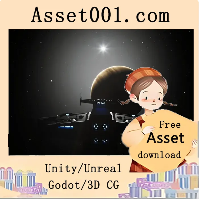 太空游戏启动套件 5.7：包含6艘可驾驶飞船、5个外星行星及8K太空天空盒的科幻探索入门包|Space Game Starter kit 5.7