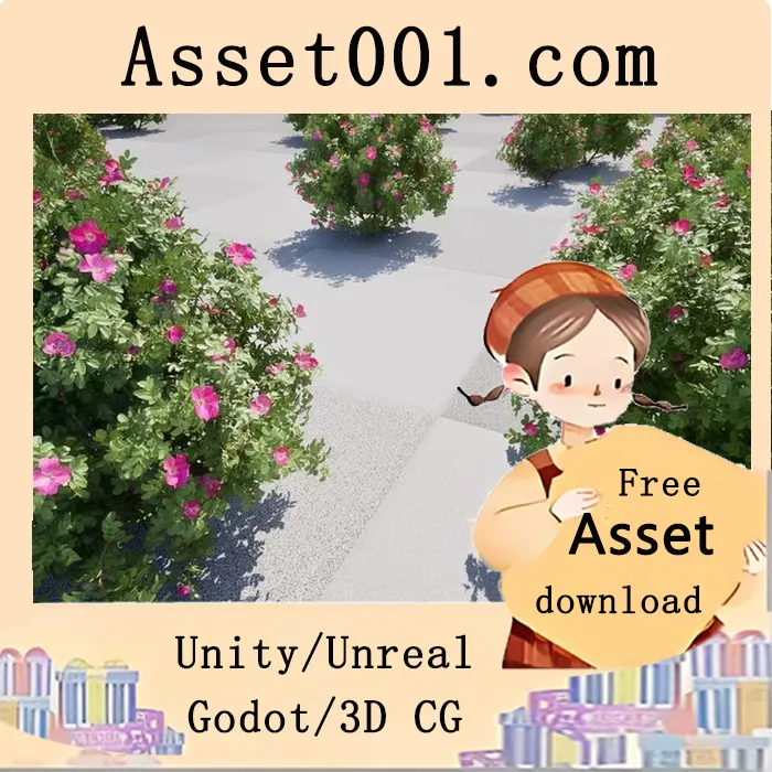 Quixel Megaplants 海滩玫瑰 5.7：Unreal Engine 中基于参数化编辑的植被资产|Megaplants Beach Rose 5.7