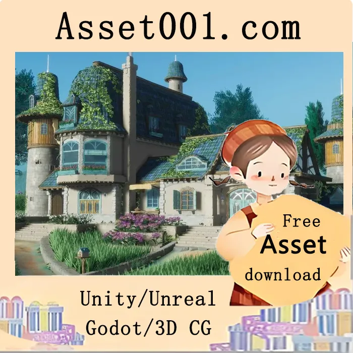 Unity资产包： stylized Azure Hillside（96个环境资产）|Stylized Azure Hillside v1.0