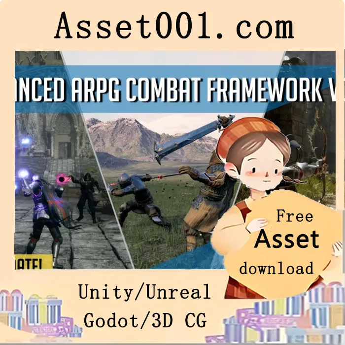基于Unreal Engine蓝图构建的高级动作RPG战斗系统|Advanced ARPG Combat System v3 (5.5+)