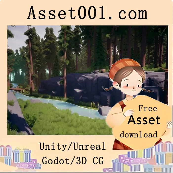 stylized forest pack v2 4.24+ 高质量手绘纹理资源包|Stylized Forest Pack V2 4.24+