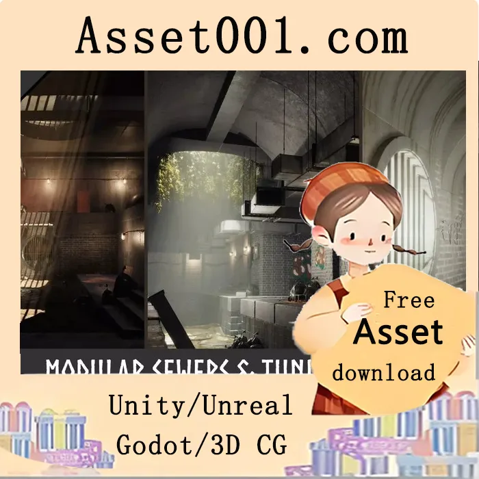 Modular Sewers & Tunnels (Modular Sewers, Modular Tunnels, Modular Corridor) v1.0