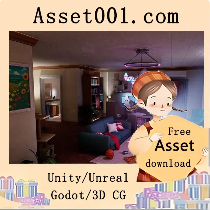 stylized new york gaming room 内部环境|Stylized New York Gaming Room ( Interior Modular NYC Environment) 5.2+