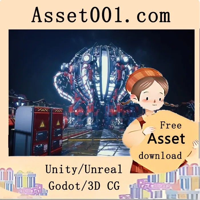 科幻风格发电站资源包特性介绍|Sci Fi Power Station 4.27+