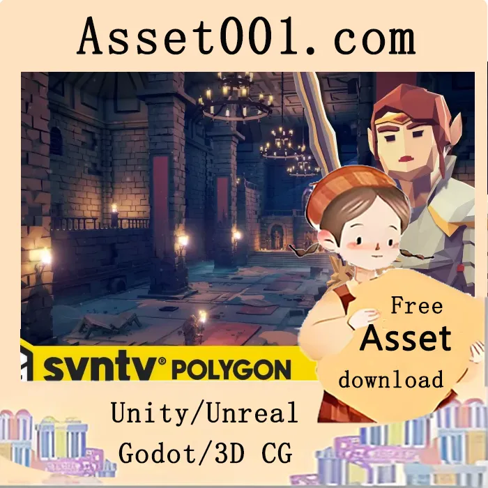 Synty Studios推出低多边形奇幻风格游戏资源包|POLYGON - Dungeons Pack - Art by Synty v1.9.5
