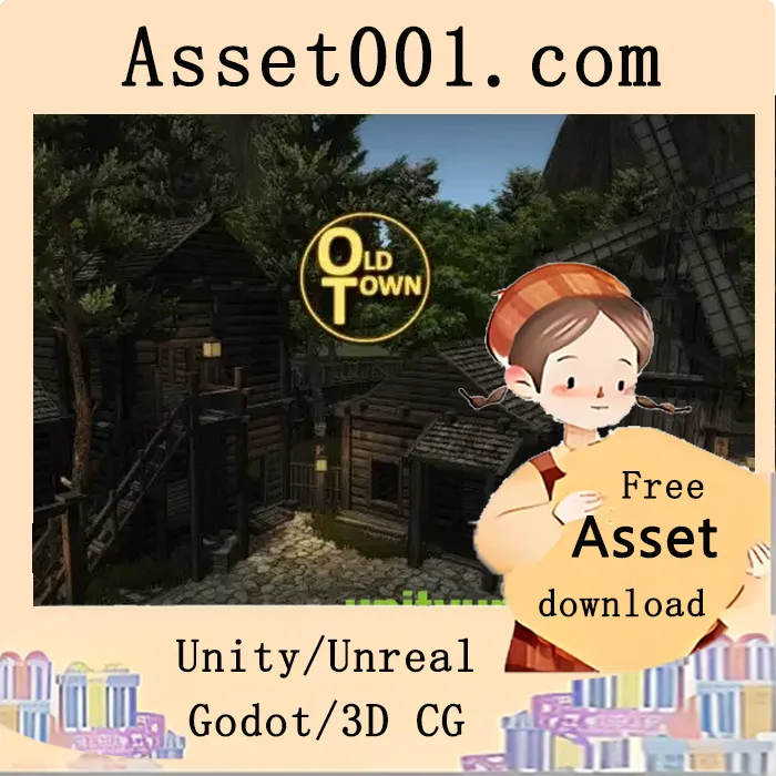 Unity Old Town 套件：215+ 可模组化预制体打造中世纪与奇幻场景|Old Town Kit v1.01