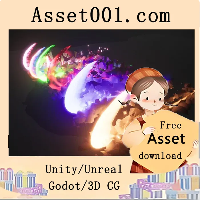 Unity Niagara 实现的34种风格化斩击效果完整包|Stylized Slashes Vol.1 - Niagara