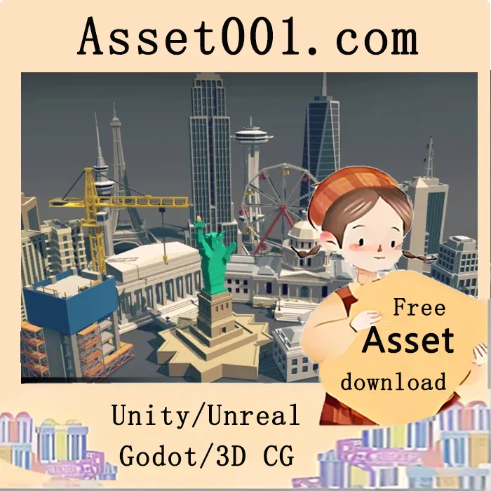 简单城市资产包：包含建筑与道具的完整资源集合|Simple City (UE) v4.15+