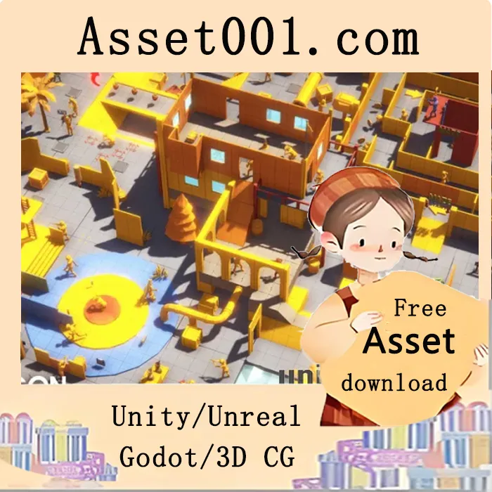 POLYGON原型包发布：包含444个低多边形资产的快速原型工具集|POLYGON - Prototype Pack (UE) v1.2 (4.25+)