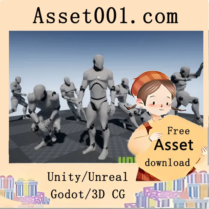 Mobility Basic - MoCap Pack：包含195个动画文件的完整动作包|Mobility Basic - MoCap Pack v2.7B (4.15+)