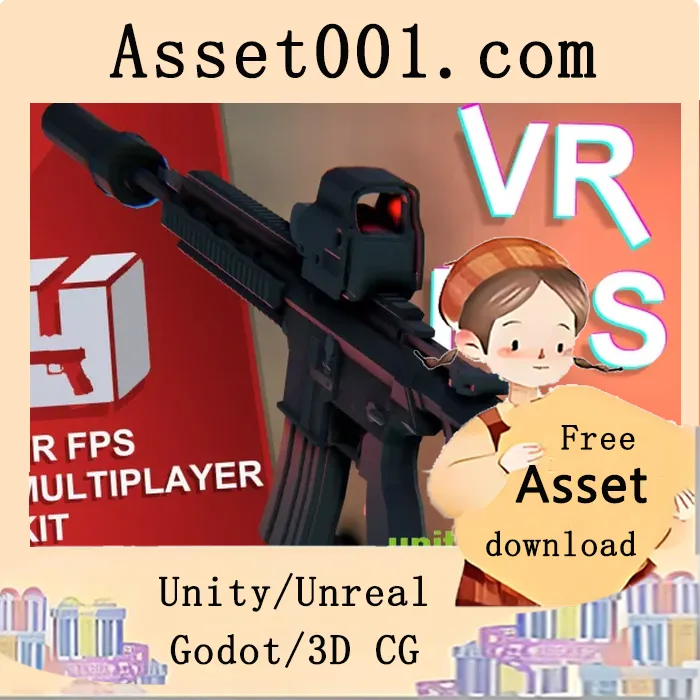 Unity VR FPS多人射击游戏开发套件：免费获取，内置7种真实武器与完整网络功能|VR FPS Kit [Multiplayer Addon] v12.0.0 (09 Mar 2026)