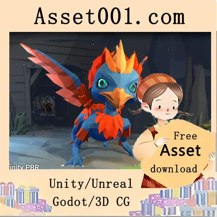 低多边形角色包 Birdy - 幻想RPG全动画版本|Low Poly Character - Birdy - Fantasy RPG v1.0