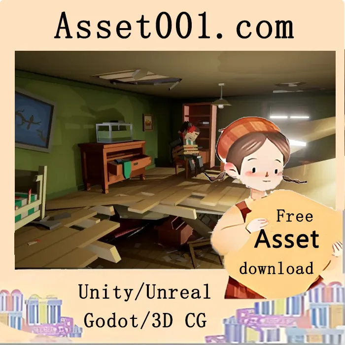 简单末日 interiors 包：包含237个环境模块、147个道具及10具尸体的完整资源包|Simple Apocalypse Interiors v4.15+