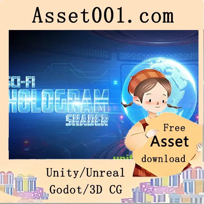 Unity 科幻全息材质Shader（支持URP）|Sci Fi Hologram Shader v1.1
