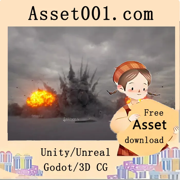 Unity 6D光照爆炸特效包：17个高质量爆炸效果，支持动态光照与热浪模拟|Realistic 6D Lighting Explosions Pack v2.2.1 (16 Feb 2026)