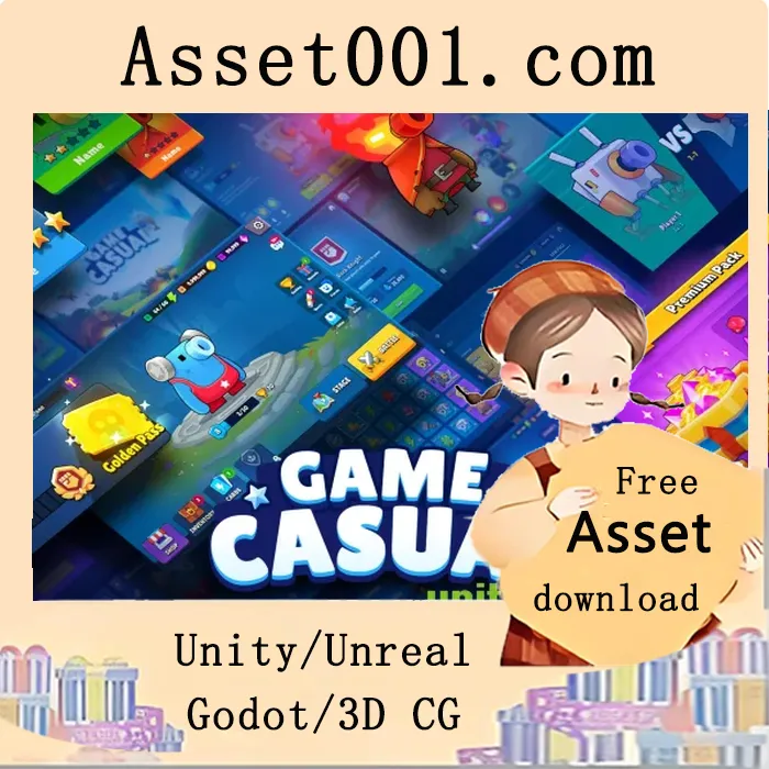 GUI PRO Kit - 专为休闲风格游戏设计的完整UI资源包|GUI PRO Kit - Casual Game v4.1.1