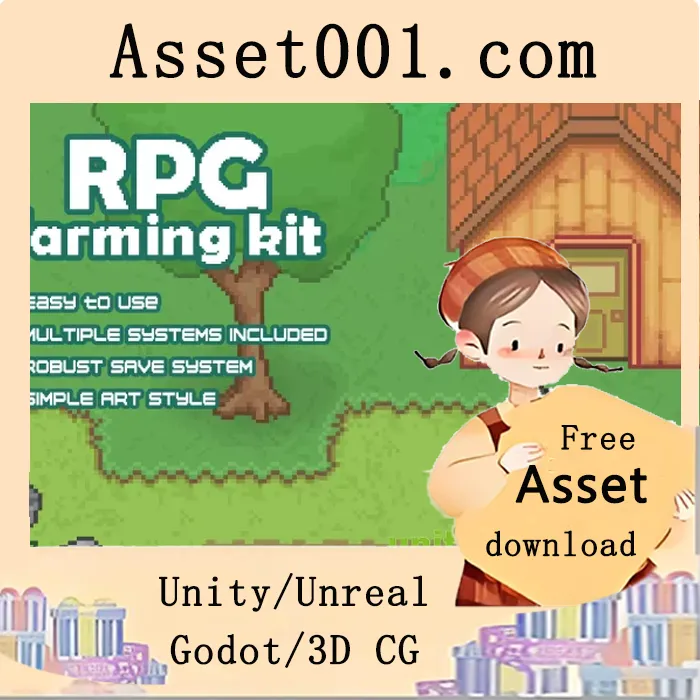 Unity 2D 农场类游戏入门项目模板|RPG Farming Kit v1.1.2